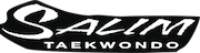 Salim's Taekwondo Center white logo